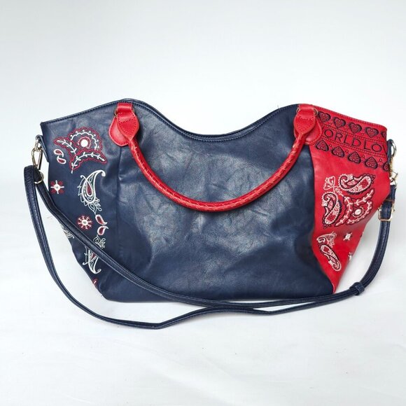 ATTRACTIVE Desigual BOHO BAG 20SAXPB9 Embroidered Romantic Whimsical - Picture 2 of 16